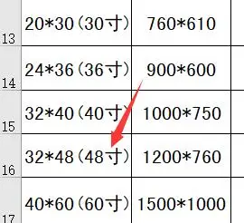 48寸婚纱照有多大长宽各是多少