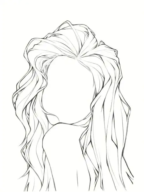 头发练习笔刷:阿花笔刷#阿花三期系统课