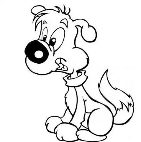 动物的卡通画简笔画