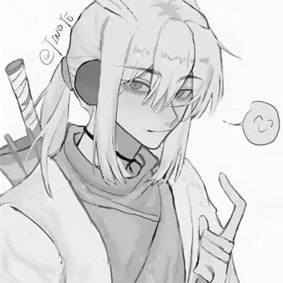 痞帅黑白动漫男头像图片114张_男生动漫头像_头像屋