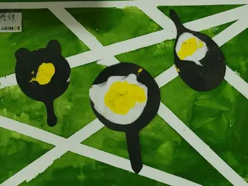 其它 索宁艺术启蒙班第二课:荷包蛋 写美篇 美术知识: 1.