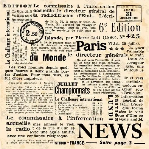 复古怀旧英文报纸背景