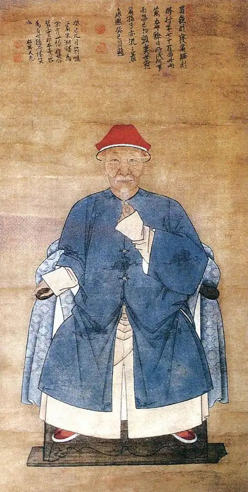 蒲松龄画像(朱湘鳞绘)