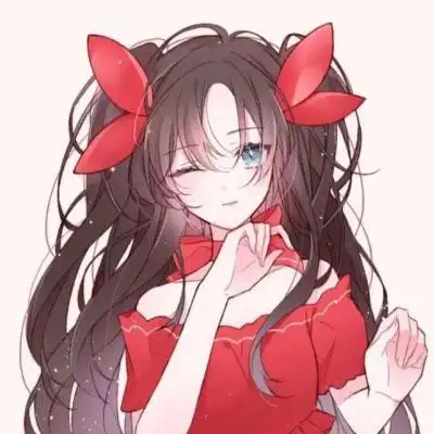 长发头像女卡通图片(20张)