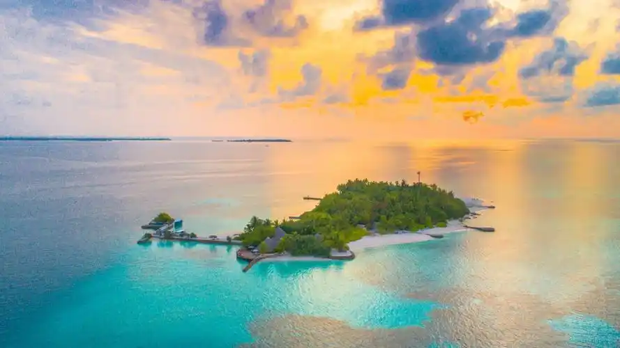 唯美海岛自然风景图片桌面壁纸