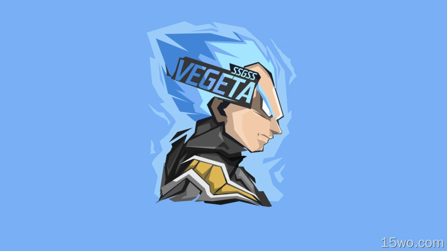 动漫 龙珠超 七龙珠 vegeta super saiyan blue 高清壁纸