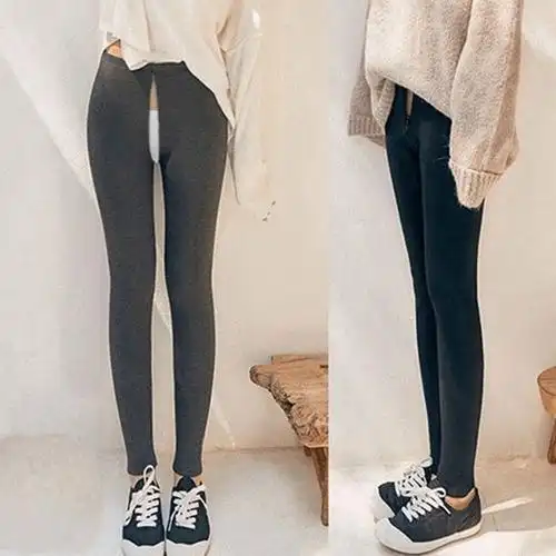 情趣免脱打野打底裤女啪啪方便约会免脱双拉链露出打底裤户外野战