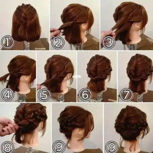 新娘短发盘发晚礼造型秀禾造型