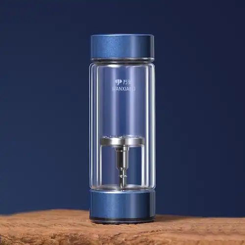 万象茶水分离杯高档水杯办公家用车载双层过滤创意茶仓玻璃杯送礼