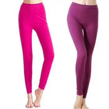 精选女士秋裤薄款线裤单件全棉内穿高腰宽松妈妈毛裤加肥加大码打底裤