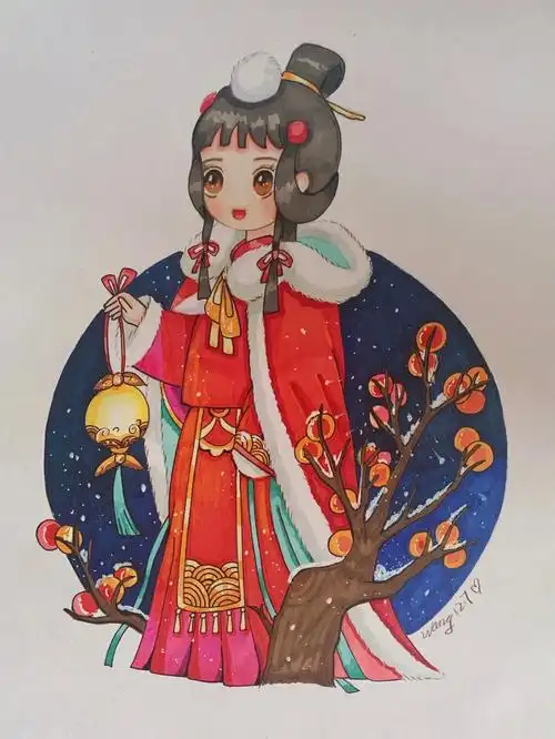 马克笔古风漫画