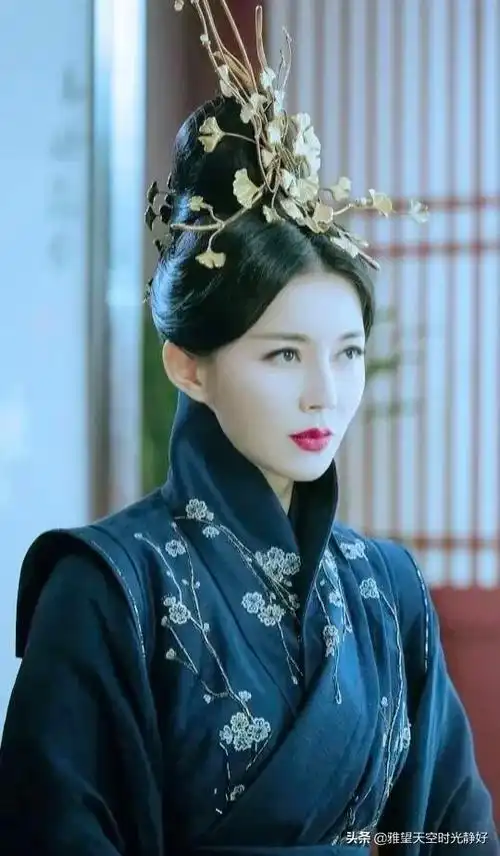 古装剧中霸气女子(盘点古装剧中的黑衣女神)(11)