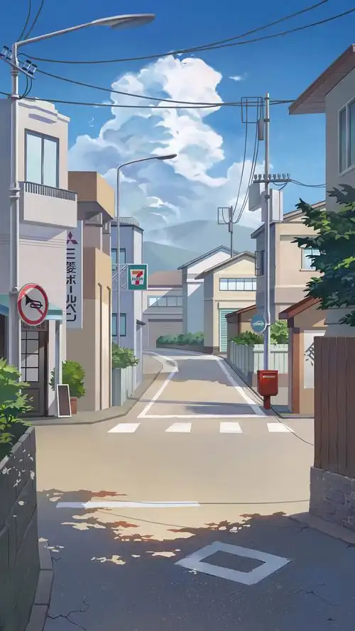 日式街道场景(附过程)