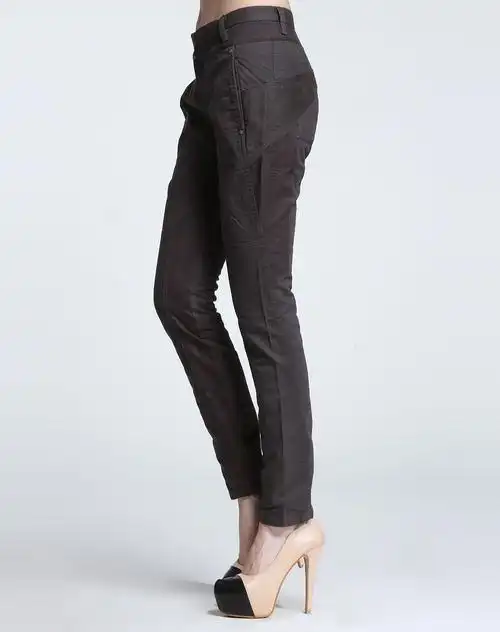 深灰色时尚休闲长裤