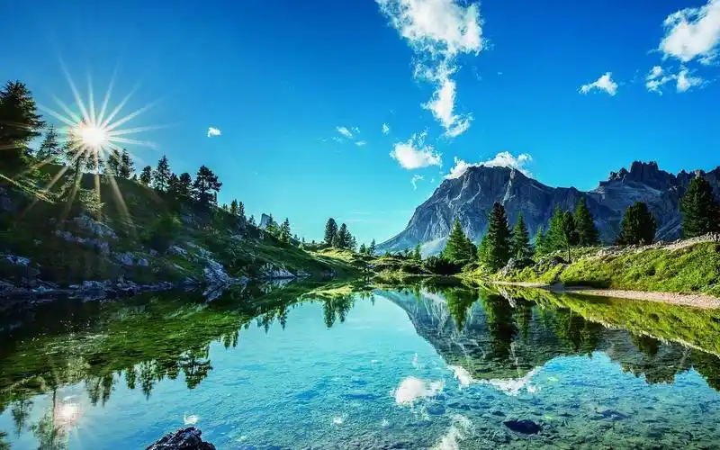 山川河流风景城市大自然延时摄影4k视频素材 抖音快手微视短视频特效