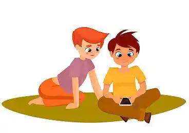 两个孩子图片_两个孩子高清图片_全景视觉