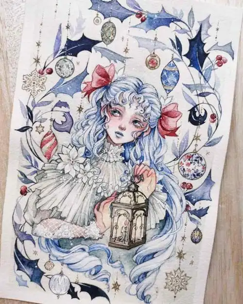 画画没有一蹴而就的,只有不断的练习画出来的作品才会越来越精美,给