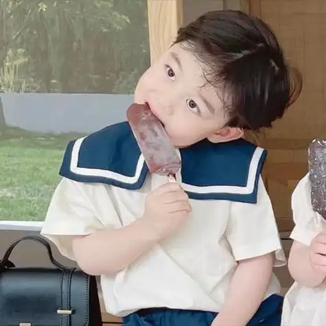 萌娃情侣头像可爱