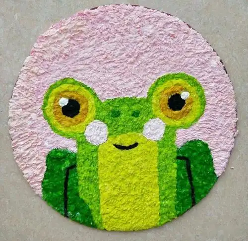 干货综合材料玩转创意纸浆画火速收藏