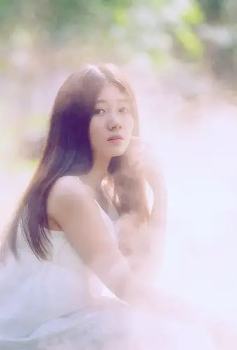 唯美意境非主流忧伤白裙女孩户外小清新写真(二)