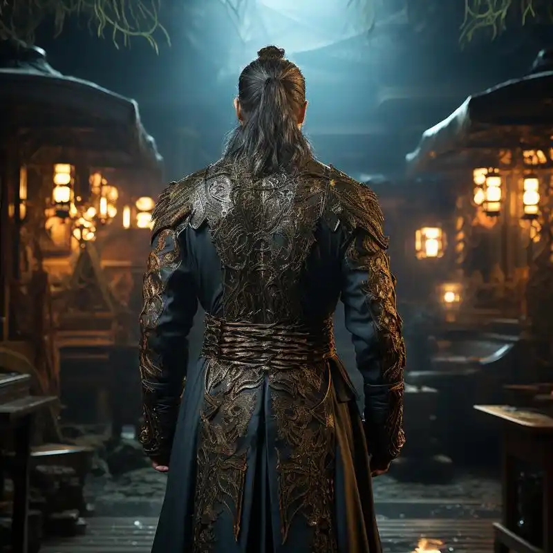 4个剑客背影,你觉得那个最帅