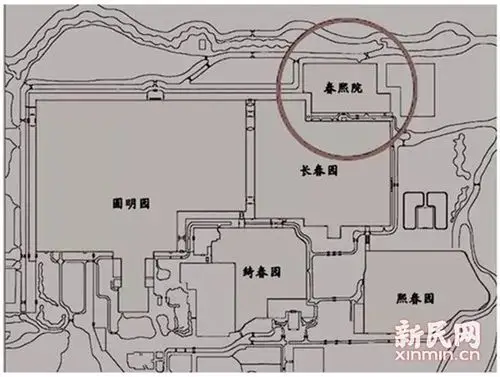 圆明园首次确认第五园位置 春熙院位于西洋楼遗址北侧