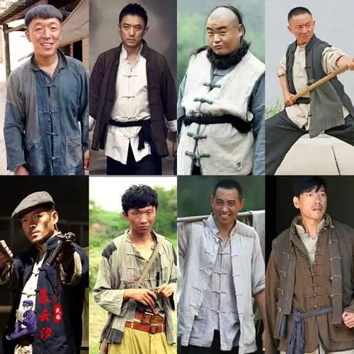 民国影视古装百姓棉麻店小二土匪汉奸八路乞丐农民百姓群演演出服