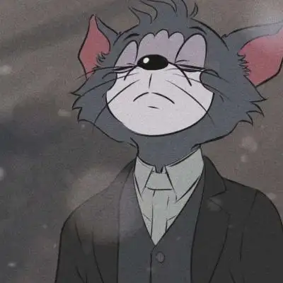 小颖α 当汤姆穿起了西装 动漫汤姆男头_男生头像_我要个性网