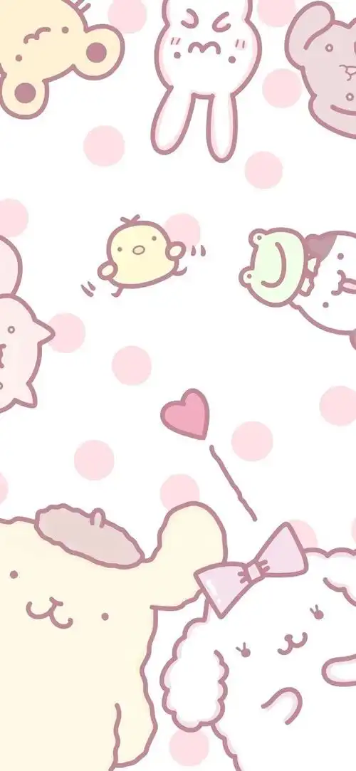 超可爱的聊天背景图