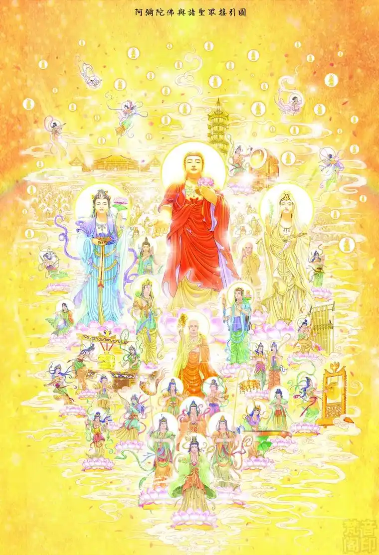 西方接引图唐卡装饰画.#上热门 #源头工厂 #唐卡 #装饰画 - 抖音