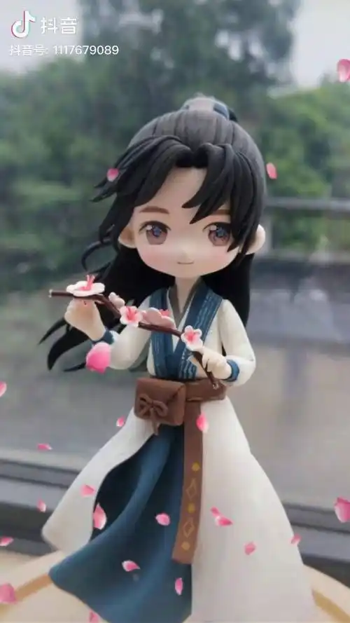 当初捏的时候还不知道这是有翡王一博黏土手办古风超轻粘土人偶我有眼