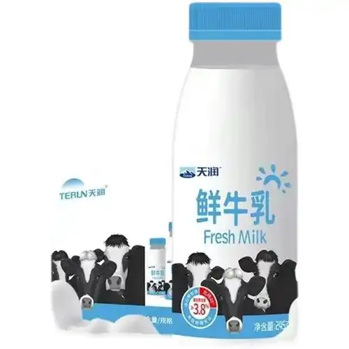 terun天润新疆巴氏鲜奶杀菌鲜牛奶低温纯牛奶245g纯牛奶
