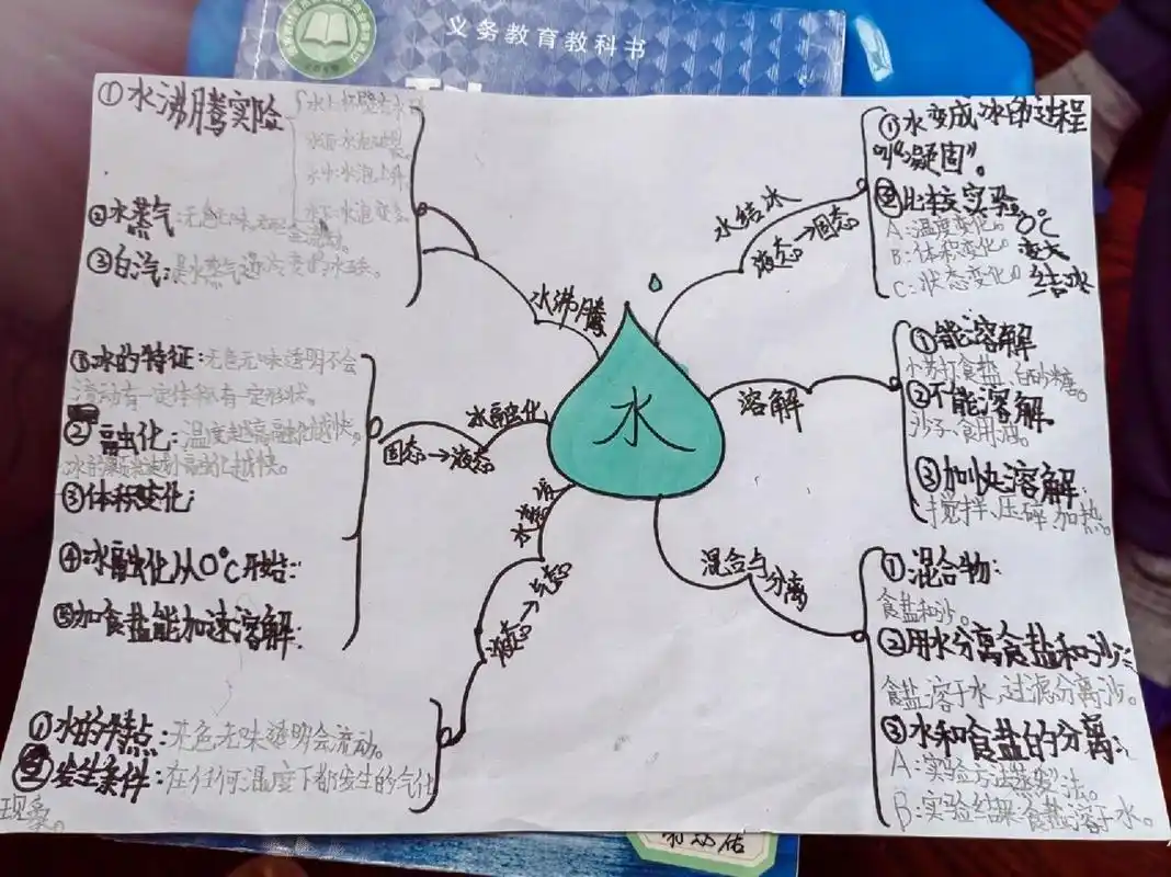 思维导图——科学 第一单元——水 思维导图——科学 第一单元——水