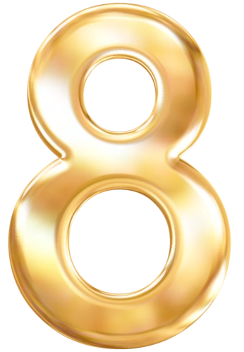 数字字体8图片大全