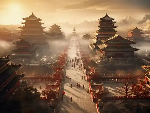 山水风景背景图片