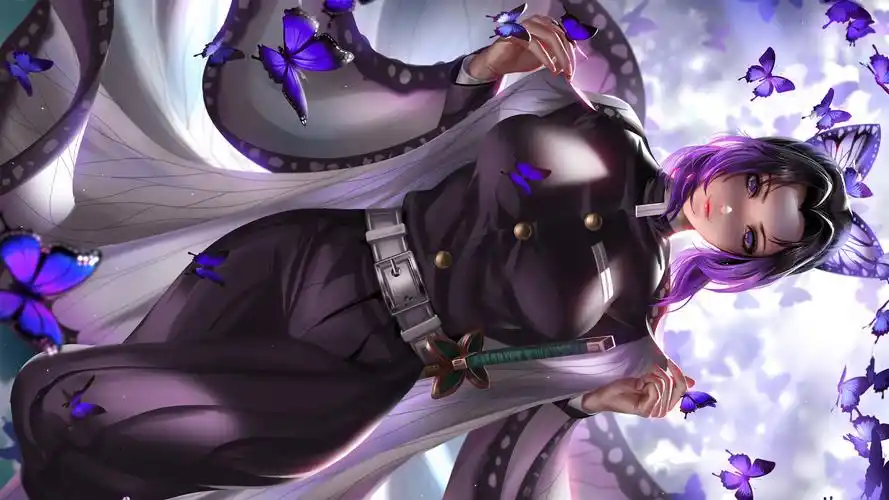 鬼灭之刃蝴蝶忍高清壁纸