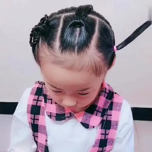 儿童编发:这样扎发超洋气,简单易学,快来学学吧!