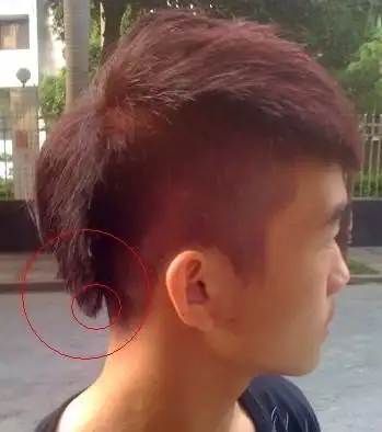 这个发型后面的发脚怎么剪?有图