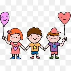 手拉手小朋友简笔画 手拉手小朋友简笔画怎么画