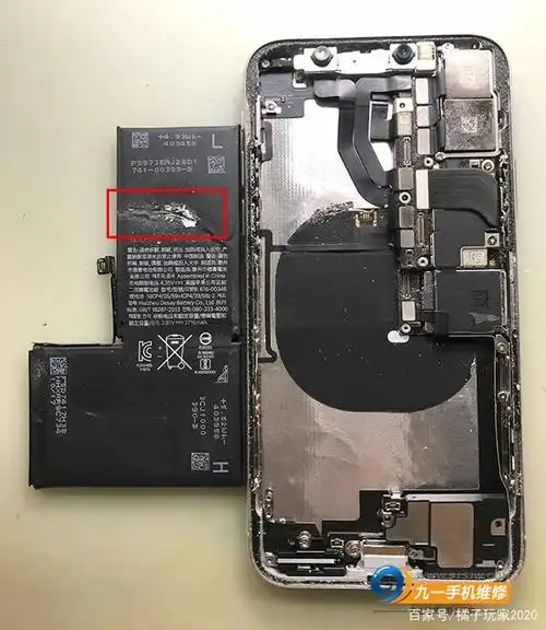 昆明朋友自己更换iphone x后盖玻璃导致电池,屏幕损坏的解决办法