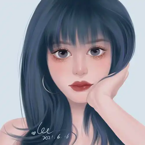 人像手绘|纯艺术|绘画|小怪兽lee - 原创作品 - 站酷 (zcool)