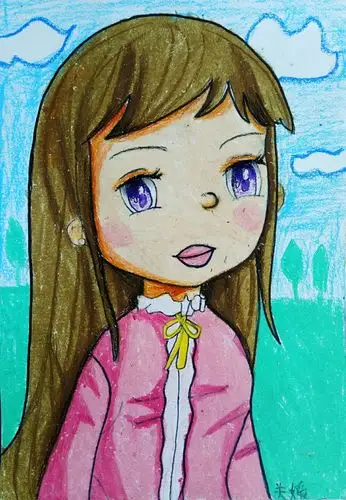 【走进动漫的世界】孙莹老师学员彩色动漫人物作品大展