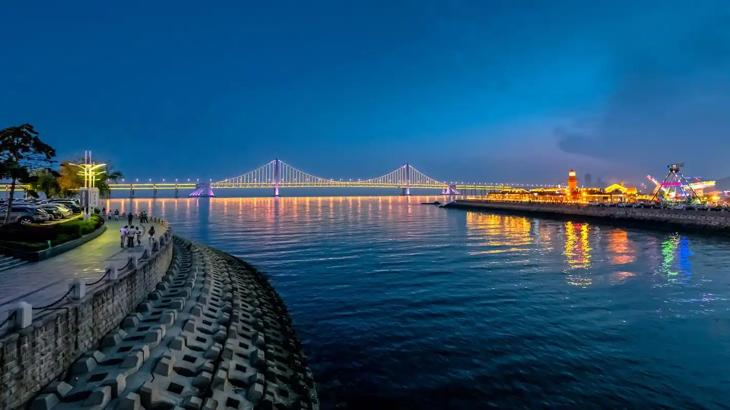 天津滨海新区夜景高清电脑桌面壁纸图片高清大图预览1920x1080_风景