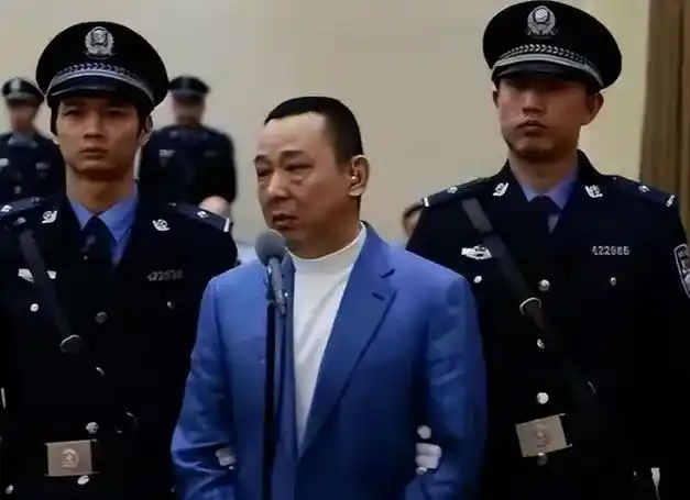 2015年四川刘汉被判死刑押到火葬场抬进执行车离开时神情恍惚