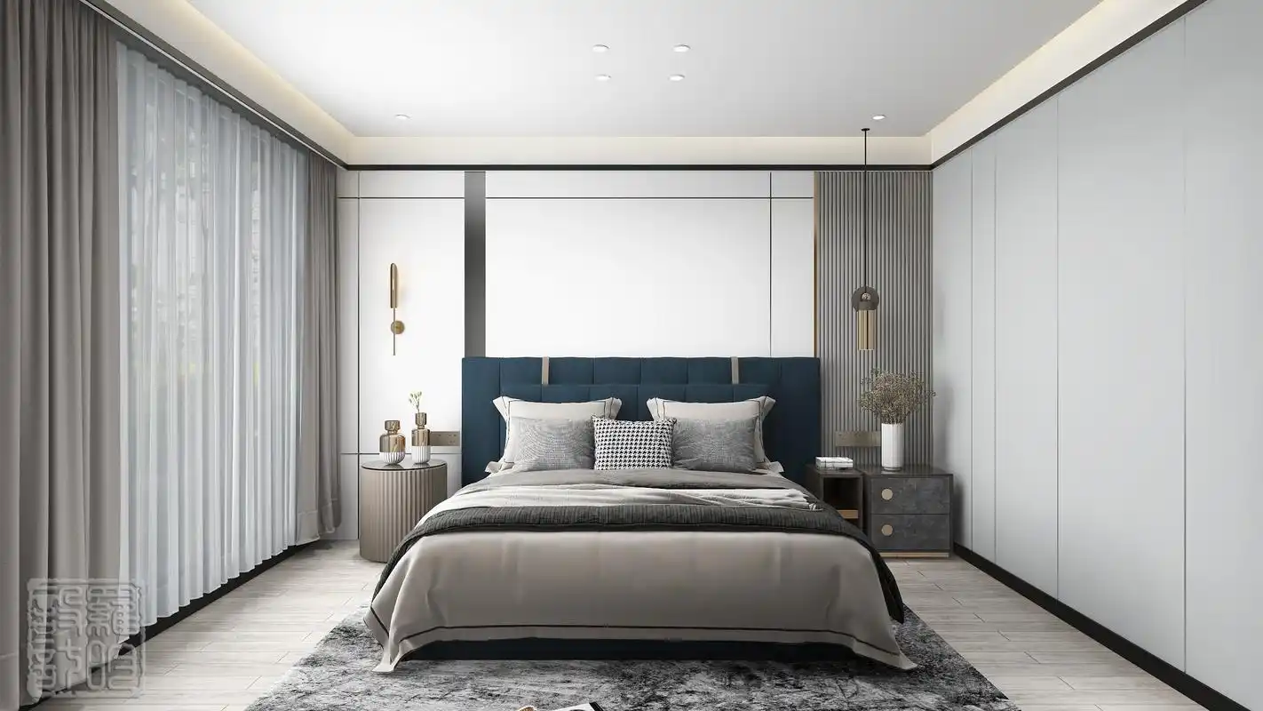 湖山赋700平米轻奢风格别墅装修效果图