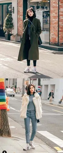 韩国女孩街拍合集每一个都好棒呀,真的的太好看了