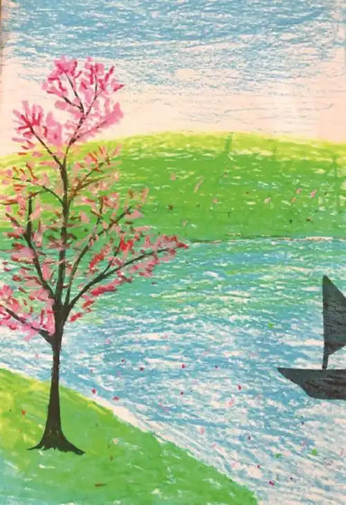 春天的画儿童画