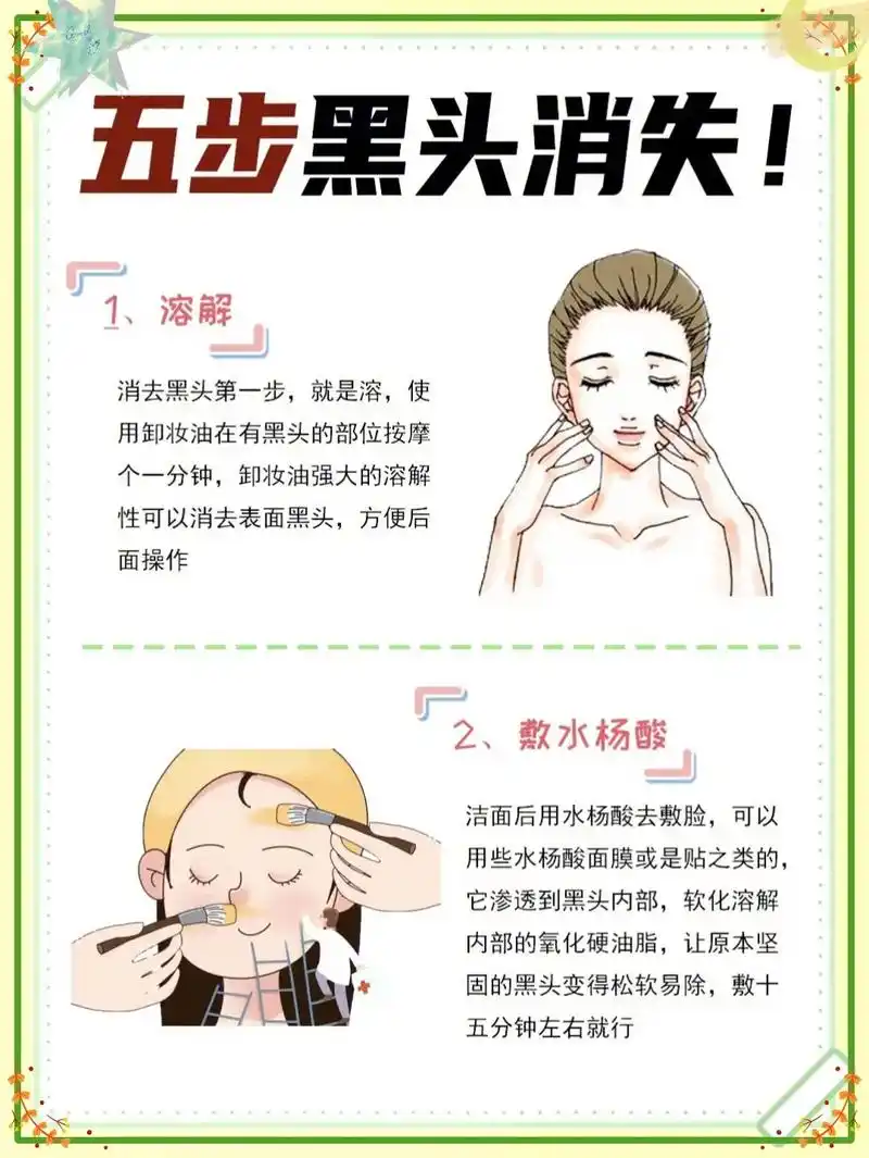 五步黑头消失保姆级去黑头方法!"今天挤了黑头,鼻子上干干净 - 抖音