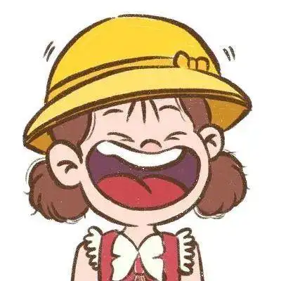 可爱开口大笑卡通情侣头像图片