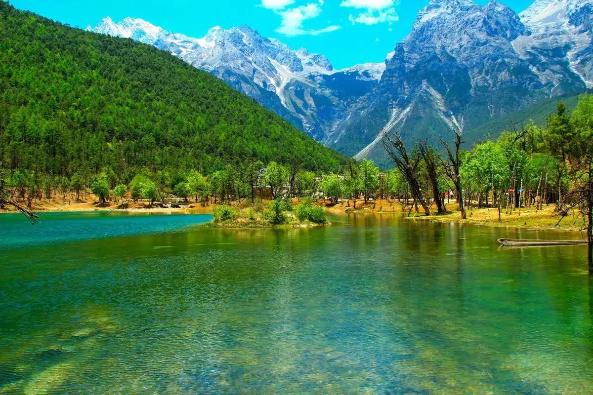 蓝月谷风景实拍(云南丽江)